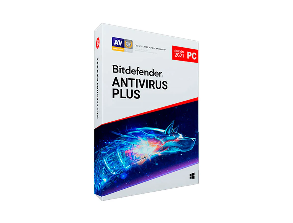 ANTIVIRUS BITDEFENDER PLUS ( B11010050 ) 1 PC ( 2 X 1 ) 15 MESES